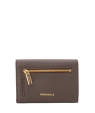 COCCINELLE KELSEY Portafoglio in pelle fondant brown - Portafogli Donna - 3