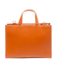 GAUD&Igrave; ADA VELUR L Borsa a mano con inserti in velluto arancio - Borse Donna - 4