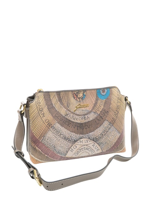 PLANETARIUM Borsa a tracolla wild watercolor/ dk taupe - Borse Donna