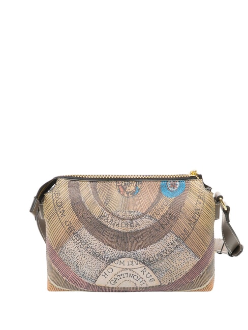 PLANETARIUM Borsa a tracolla wild watercolor/ dk taupe - Borse Donna