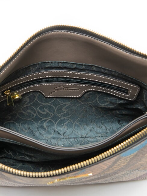 PLANETARIUM Borsa a tracolla wild watercolor/ dk taupe - Borse Donna