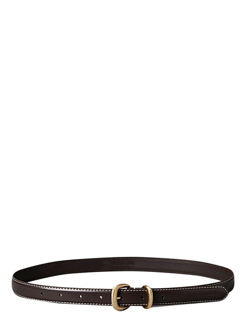 2PIECE LOGO Cintura in pelle ck black / antique nickel - Cinture