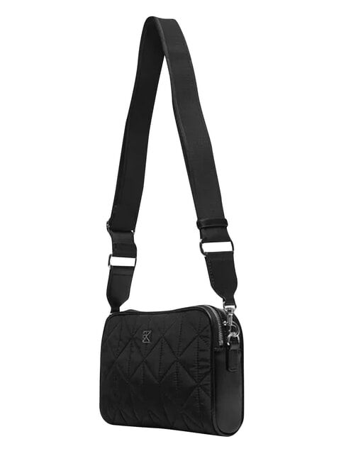 QUILTED NYLON Borsa mini a spalla, con tracolla na black - Borse Donna