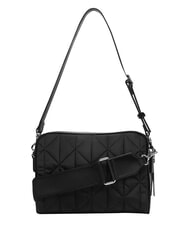 CALVIN KLEIN QUILTED NYLON Borsa mini a spalla, con tracolla na black - Borse Donna - 4