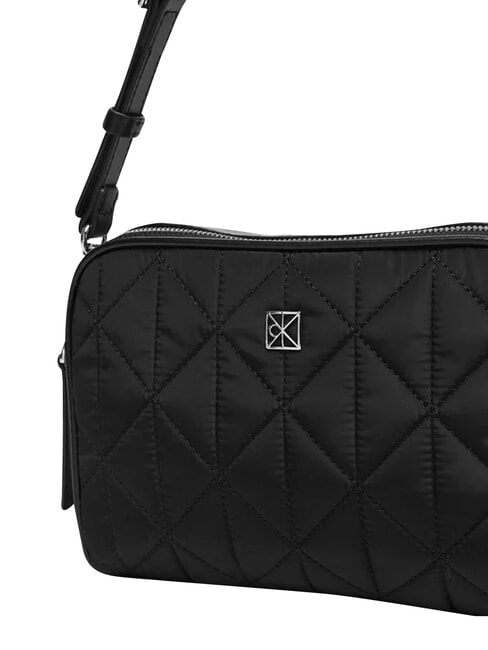 QUILTED NYLON Borsa mini a spalla, con tracolla na black - Borse Donna