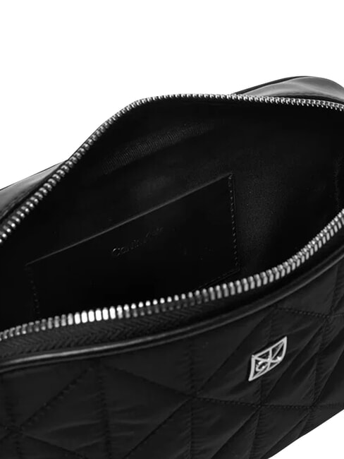 QUILTED NYLON Borsa mini a spalla, con tracolla na black - Borse Donna