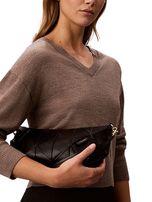 WOVEN Borsa a spalla na black - Borse Donna