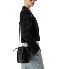 CALVIN KLEIN BOLD CK Borsa a secchiello, con tracolla na black - Borse Donna - 2