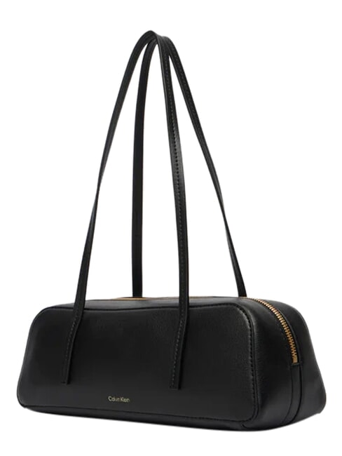 FOIL LOGO Borsa a bauletto, a spalla black/toasted coconut - Borse Donna