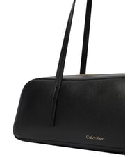 CALVIN KLEIN FOIL LOGO Borsa a bauletto, a spalla black/toasted coconut - Borse Donna - 5