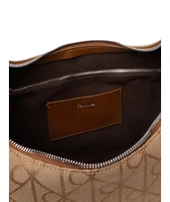 CALVIN KLEIN EMBLEM JAQUARD L Borsa a spalla cornstalk/tbd aop jqd - Borse Donna - 6