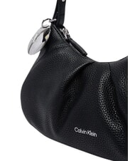 CALVIN KLEIN ENGRAVED HW Borsa a spalla na black - Borse Donna - 5