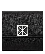 CALVIN KLEIN EMBLEM HW Borsa clutch, a tracolla na black - Borse Donna - 4
