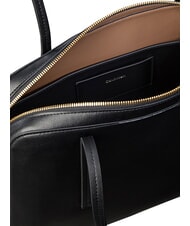 CALVIN KLEIN FOIL LOGO XL Borsa a spalla black/toasted coconut - Borse Donna - 4