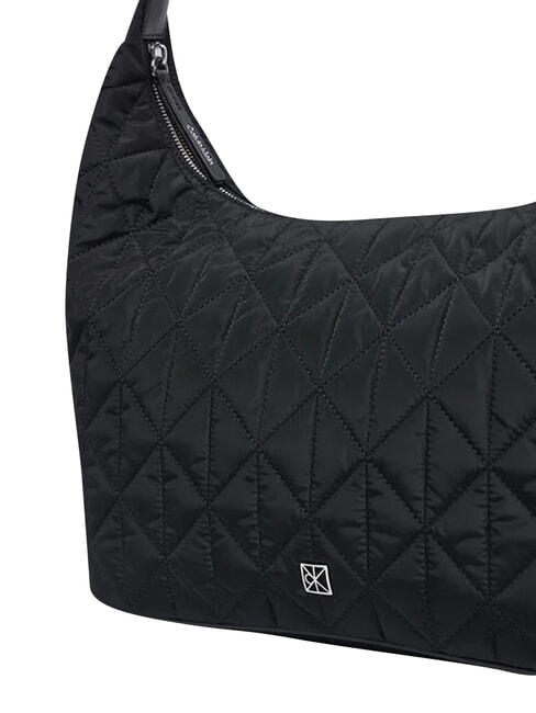 QUILTED NYLON Borsa a spalla na black - Borse Donna