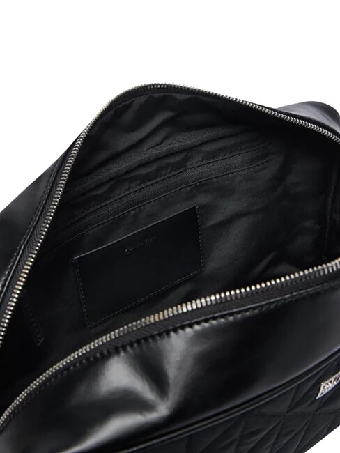 QUILTED NYLON L Borsa a spalla na black - Borse Donna