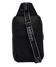 CALVIN KLEIN BOLD LOGO WEBBING Borsello grande na black - Tracolle Uomo - 3