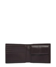 CALVIN KLEIN RAISED Portafoglio con portamonete ck dark brown - Portafogli Uomo - 3