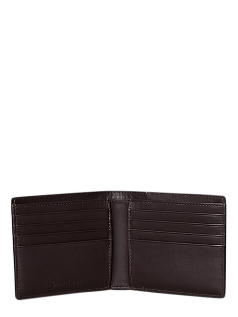 RAISED Portafoglio in pelle ck dark brown - Portafogli Uomo