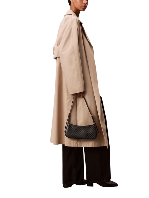EMBLEM AOP Borsa a spalla, regolabile black aop - Borse Donna