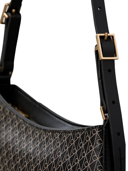 EMBLEM AOP Borsa a spalla, regolabile black aop - Borse Donna