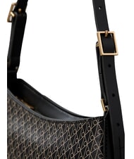 CALVIN KLEIN EMBLEM AOP Borsa a spalla, regolabile black aop - Borse Donna - 5