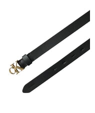 CALVIN KLEIN FACTED CK BUCKLE Cintura in pelle - Cinture