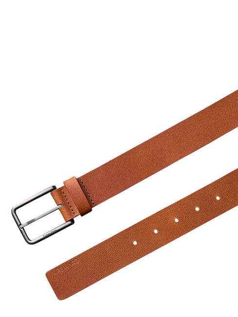 WARMTH  Cintura in pelle  ck cognac/antique silver - Cinture