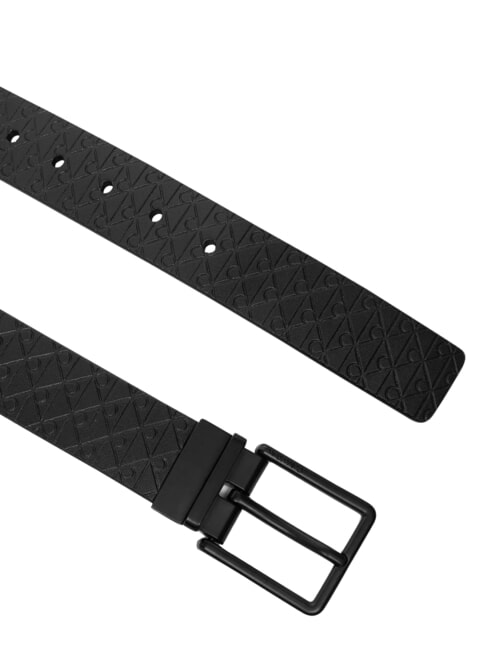 WARMTH BUCKLE Cintura in pelle black/matte black - Cinture