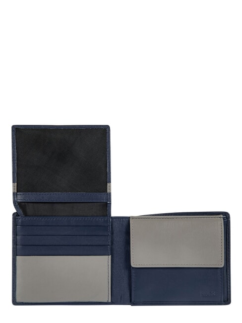 BERNINA Portafoglio pelle flap portamonete Oceano - Portafogli Uomo