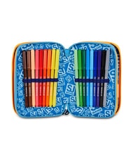 SJGANG JOYFUL PINS BOY Astuccio con Kit Scolastico BLUE PRINT           - Astucci e Accessori - 4
