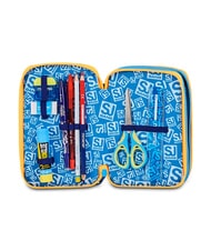 SJGANG JOYFUL PINS BOY Astuccio con Kit Scolastico BLUE PRINT           - Astucci e Accessori - 5
