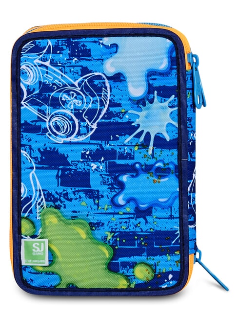 JOYFUL PINS BOY Astuccio con Kit Scolastico BLUE PRINT           - Astucci e Accessori