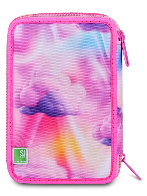 JOYFUL PINS GIRL Astuccio con Kit Scolastico fuxiafluo - Astucci e Accessori