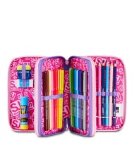 SJGANG GLOWCAT Astuccio con Kit Scolastico soft lillac - Astucci e Accessori - 2