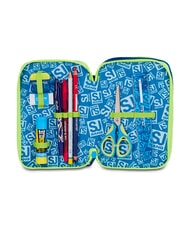 SJGANG SOFT POUCH BOY Astuccio con Kit Scolastico Nero - Astucci e Accessori - 3