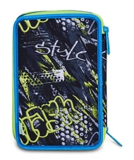 SJGANG SOFT POUCH BOY Astuccio con Kit Scolastico Nero - Astucci e Accessori - 6