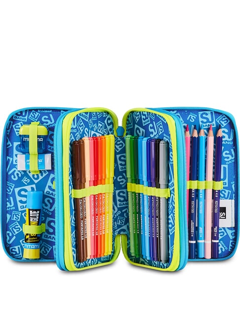 GLOWGAME Astuccio con Kit Scolastico fluo yellow - Astucci e Accessori