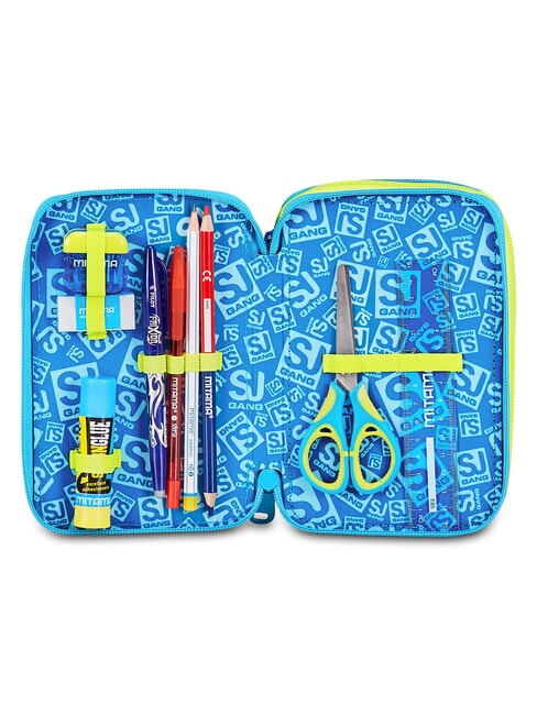 GLOWGAME Astuccio con Kit Scolastico fluo yellow - Astucci e Accessori