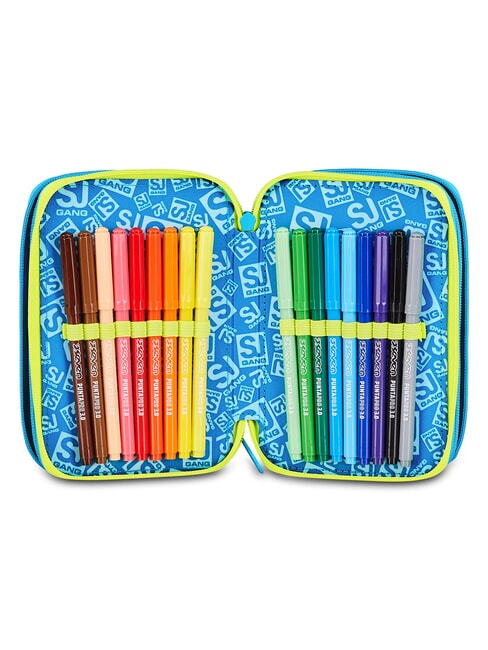 GLOWGAME Astuccio con Kit Scolastico fluo yellow - Astucci e Accessori