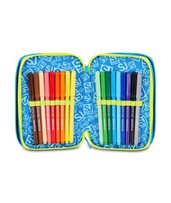 SJGANG GLOWGAME Astuccio con Kit Scolastico fluo yellow - Astucci e Accessori - 4