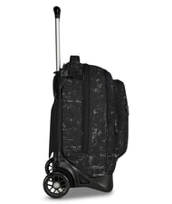 INVICTA PLUG FANTASY Zaino Trolley sganciabile black doodle - Zaini con carrello - 5