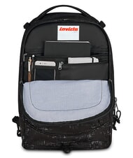 INVICTA PLUG FANTASY Zaino Trolley sganciabile black doodle - Zaini con carrello - 7