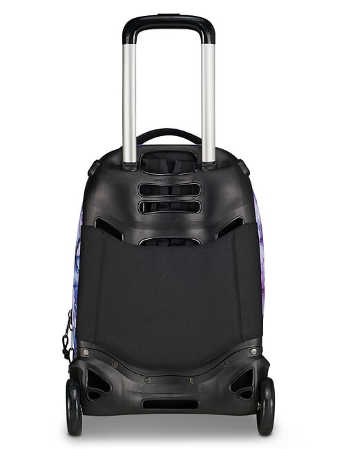 PLUG FANTASY Zaino Trolley sganciabile aqua flowers - Zaini con carrello