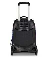 INVICTA PLUG FANTASY Zaino Trolley sganciabile aqua flowers - Zaini con carrello - 4