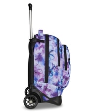 INVICTA PLUG FANTASY Zaino Trolley sganciabile aqua flowers - Zaini con carrello - 5