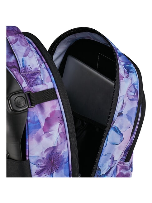 PLUG FANTASY Zaino Trolley sganciabile aqua flowers - Zaini con carrello
