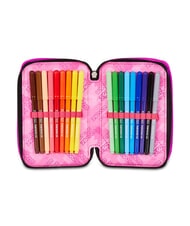 SEVEN PLUMPY LINE GIRL Astuccio con Kit Scolastico Nero - Astucci e Accessori - 4