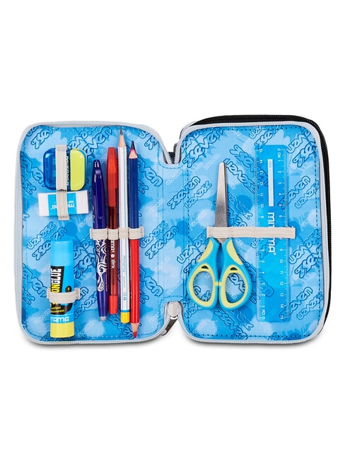 PLUMPY LINE BOY Astuccio con Kit Scolastico Nero - Astucci e Accessori