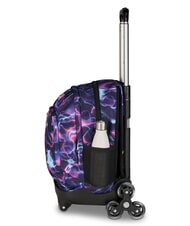 SEVEN ELECTRICVIBE GIRL Zaino Trolley 3 in 1 MOOD INDIGO          - Zaini con carrello - 3